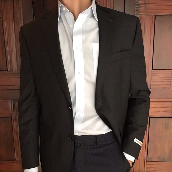 Peter Millar Grey Microcheck Sport Coat Jacket 38S